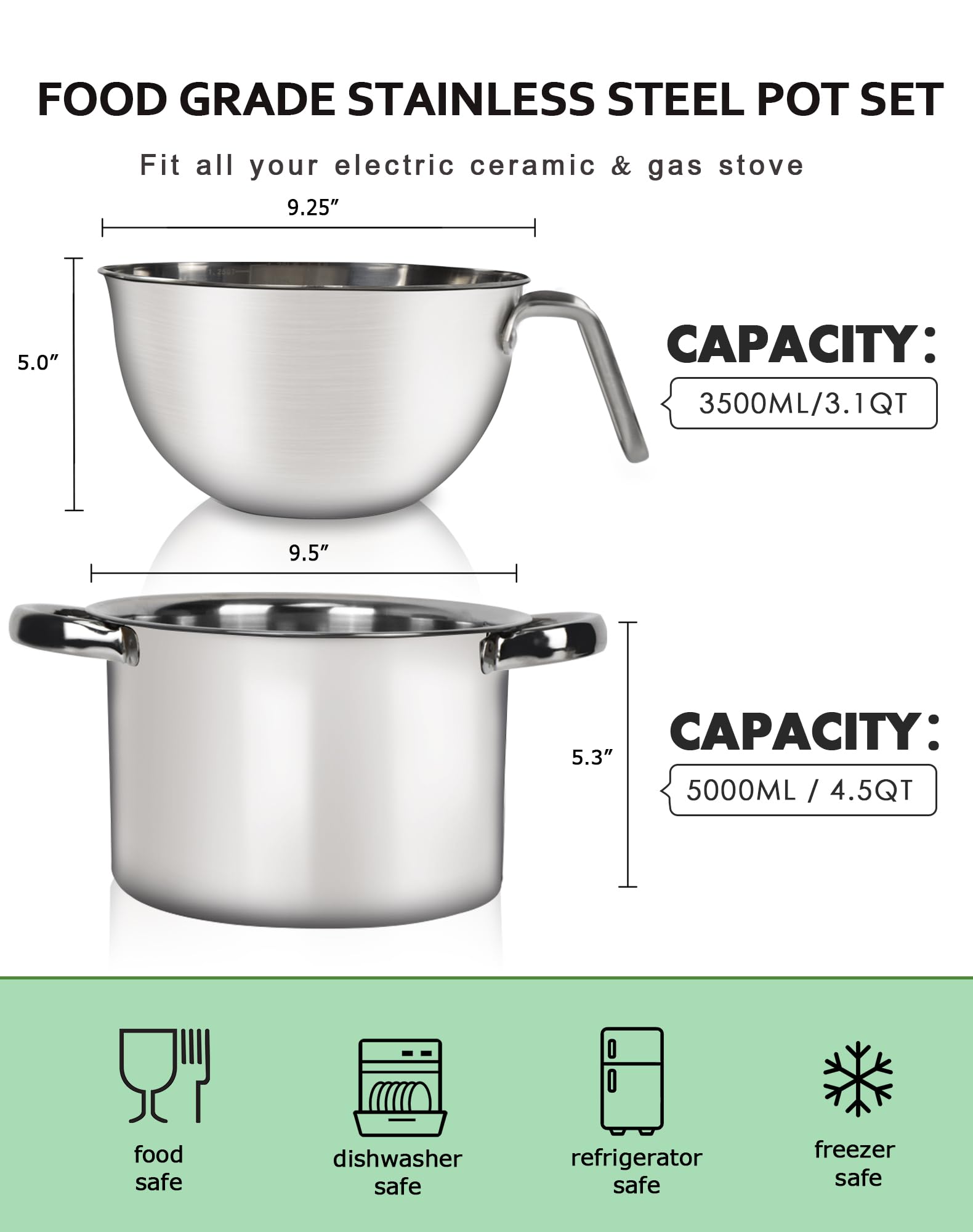 Marsheepy stovetop pot in use boiling water, safe on open flame benefit