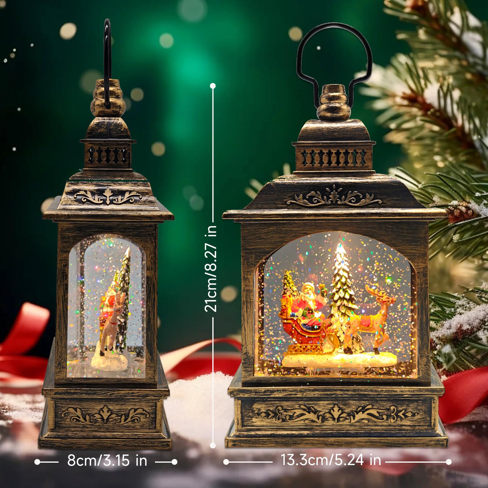 marsyu LED lights highlighting carved details for warm cozy illumination
