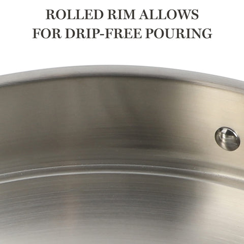 Martha Stewart Castelle 5-qt Dutch oven with lid styled on counter for oven-ready braising and serving