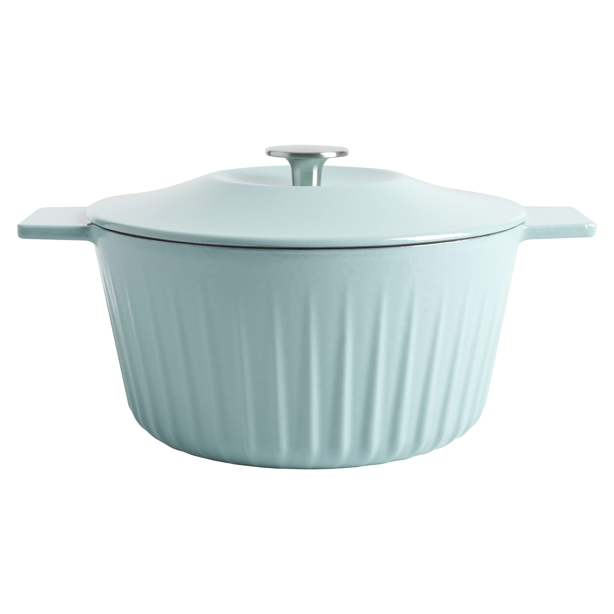 Martha Stewart Eastholm front view showing vibrant Martha Blue finish and elegant silhouette