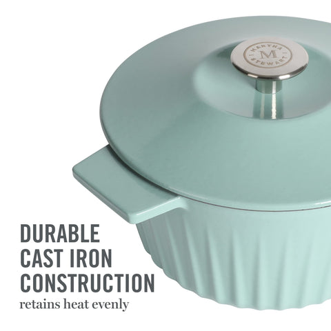 Martha Stewart Eastholm smooth enameled interior demonstrating easy-clean surface for better maintenance