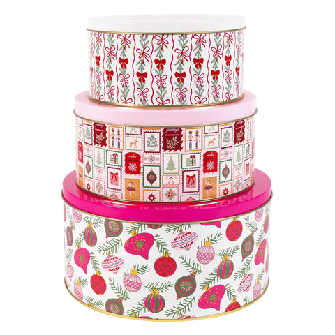 Martha Stewart medium tin open with wrapped candies showing presentation-ready storage