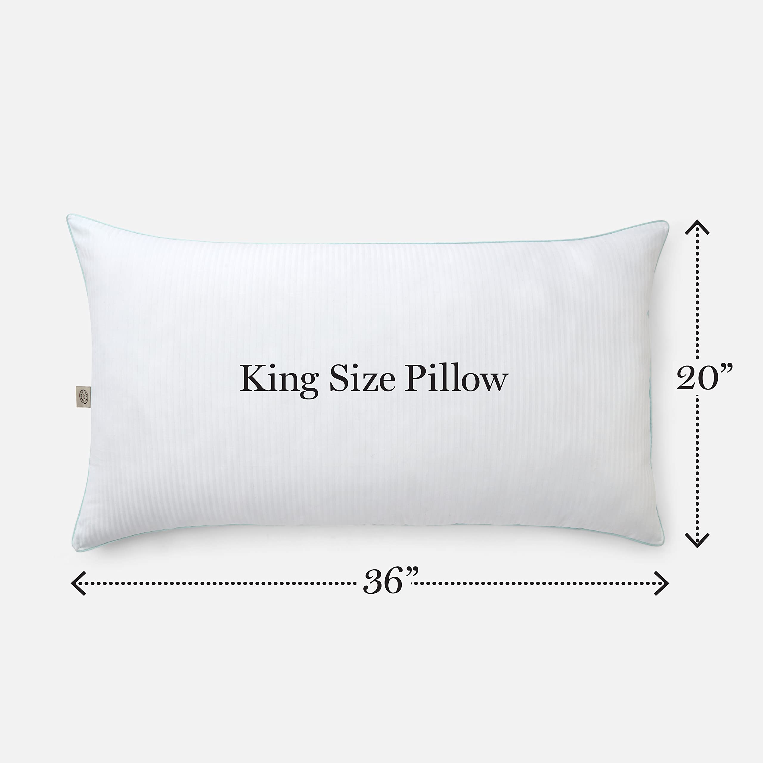 Martha Stewart pillows styled on bed offering refined appearance and easy bedding match
