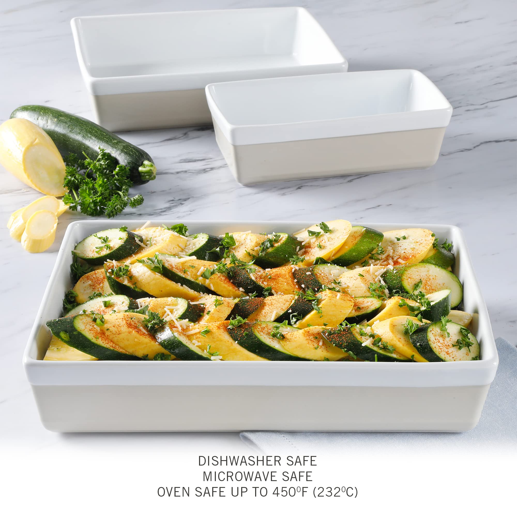 Martha Stewart bakers beside utensils showing scale and portion flexibility