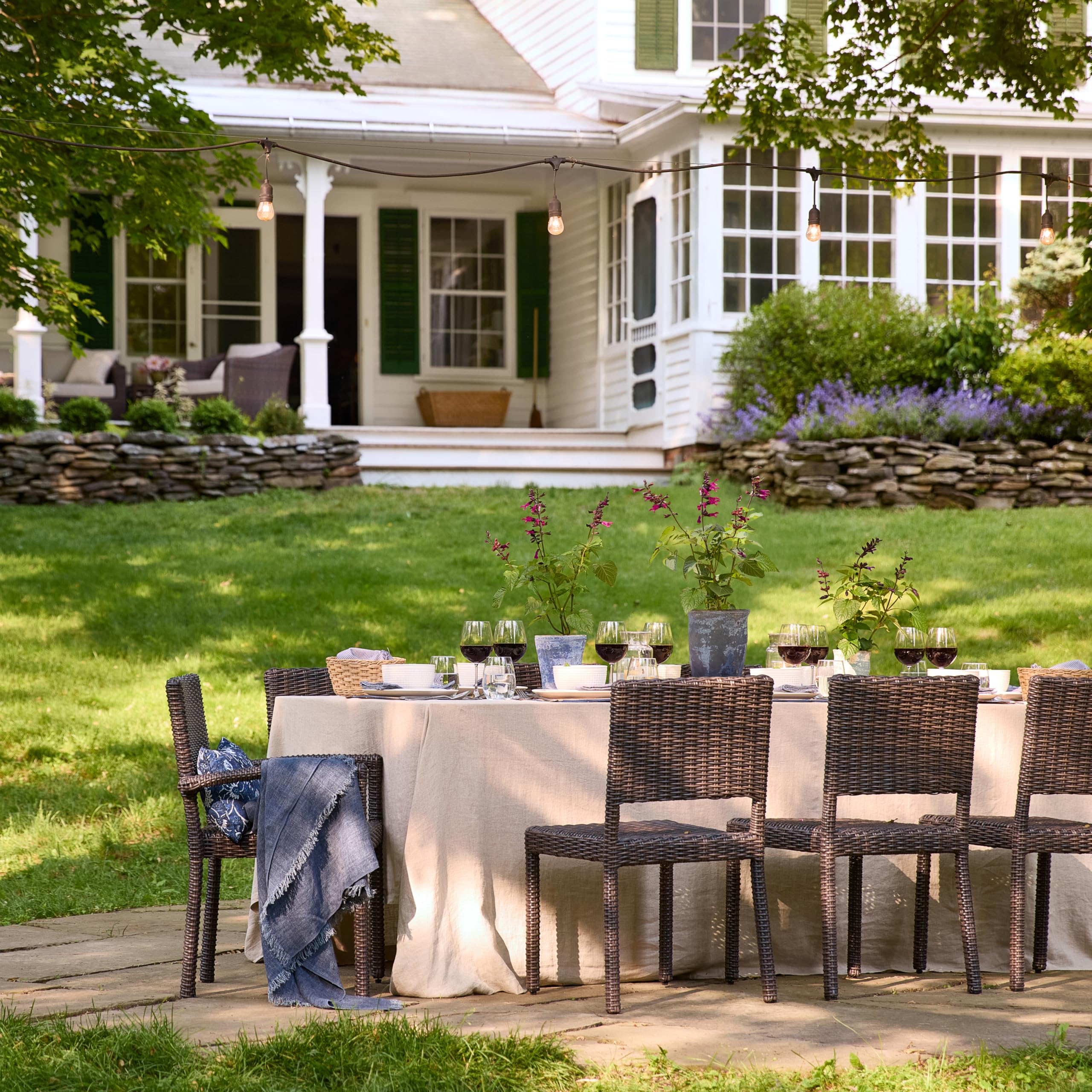 Martha Stewart Vivica on a dinner table highlighting entertaining appeal