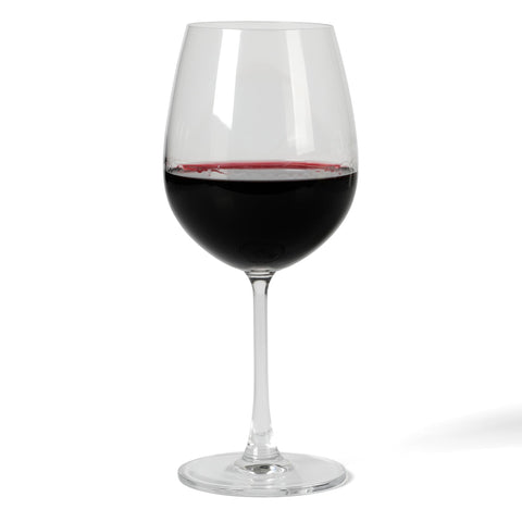 Martha Stewart Vivica four glasses styled on table showing coordinated look