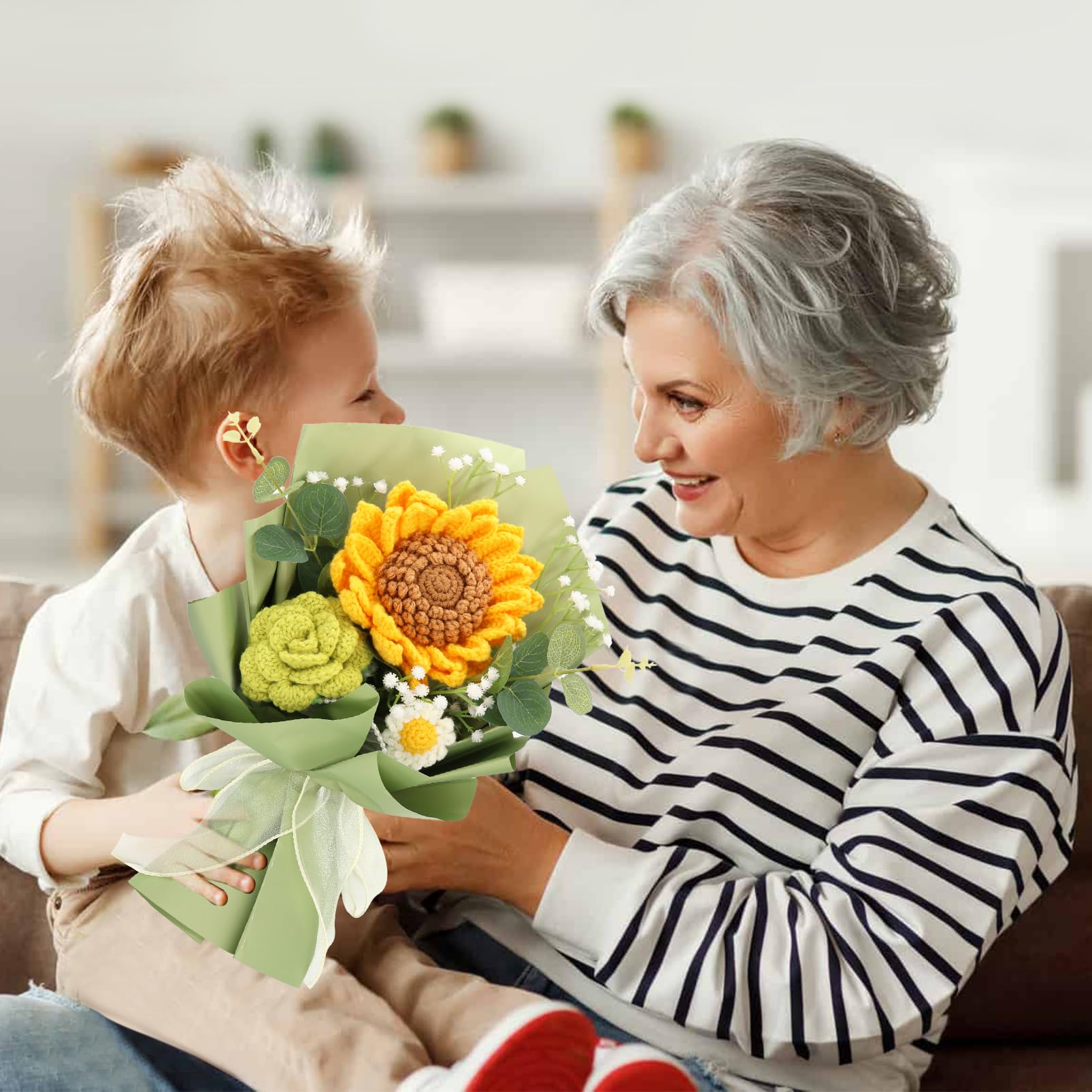 Marvogo gift-wrapped bouquet presentation conveying thoughtful, keepsake-ready gifting
