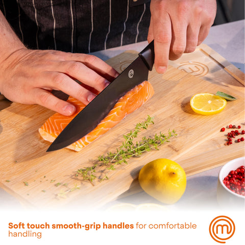 MasterChef block interior showing flexible spaghetti structure protecting blades safely