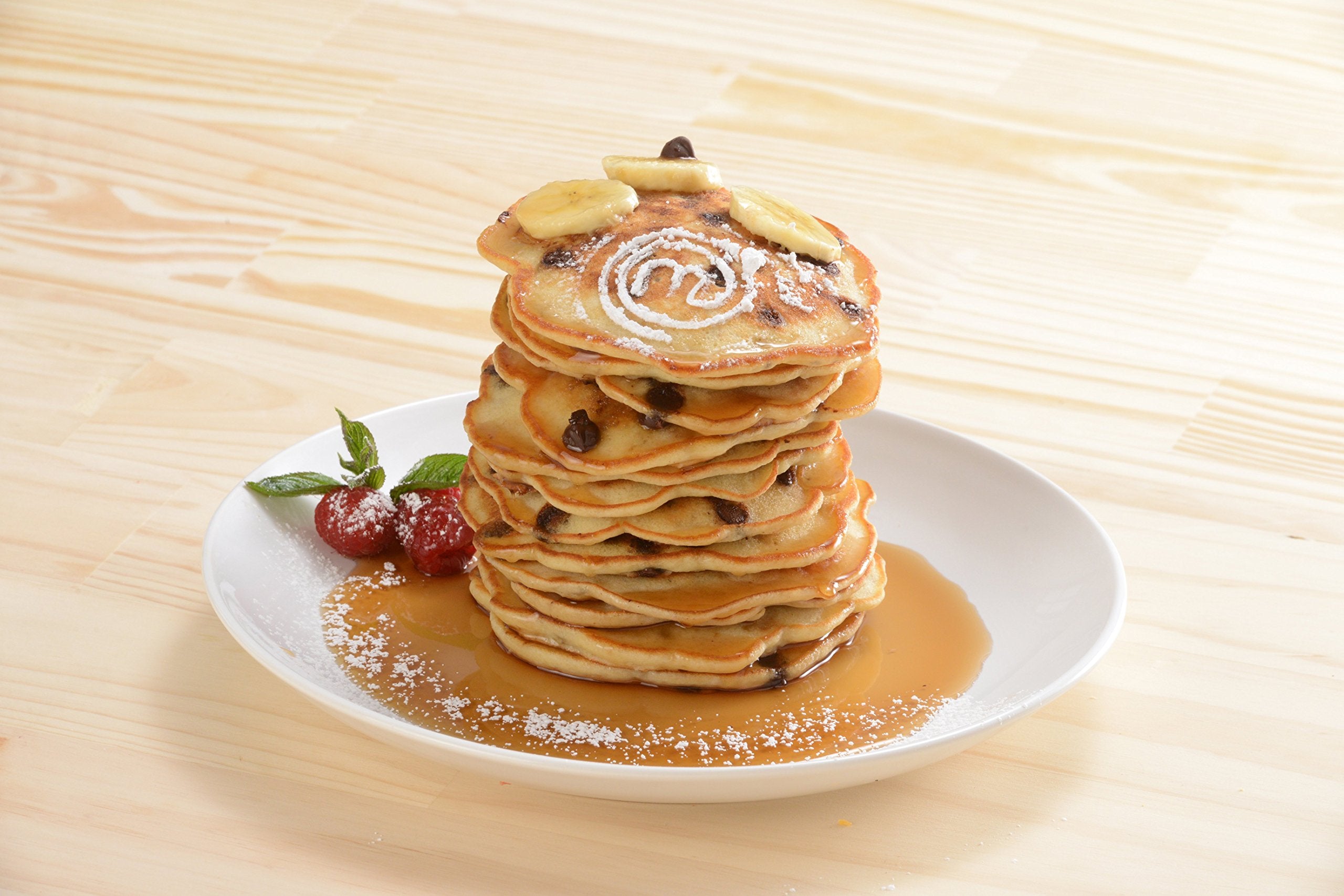MasterChef Junior spatula turner flipping pancake to demonstrate kid-friendly cooking control