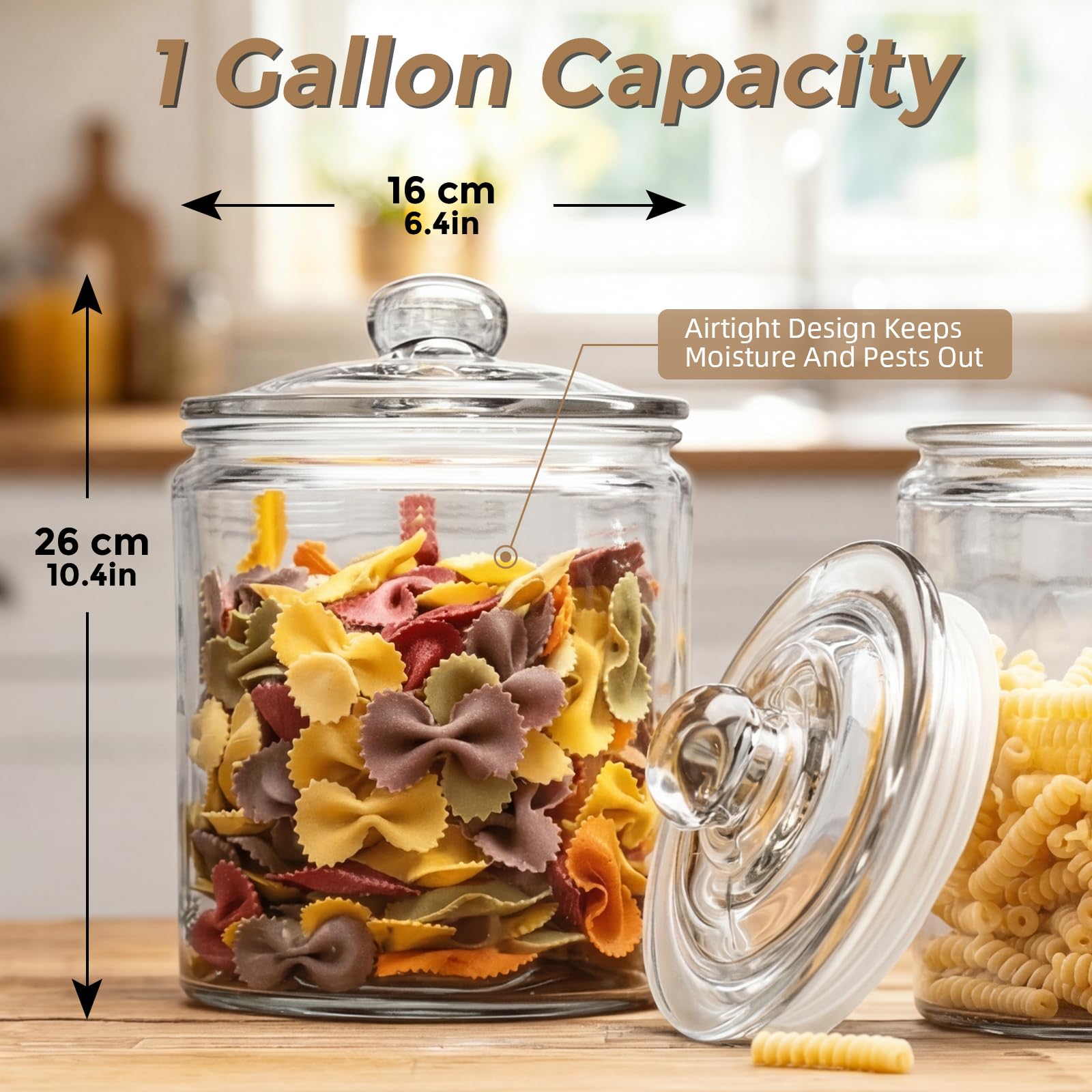 Masthome jar used in bathroom for tidy storage and decor