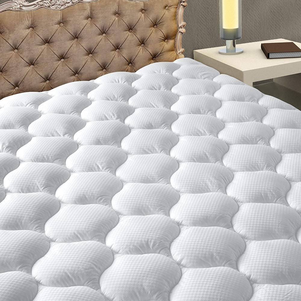 MATBEBY full xl top view showing smooth quilted surface and benefit of added comfort