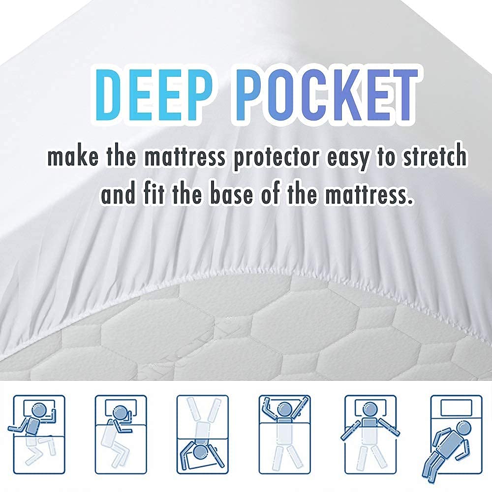 MATBEBY pad on Twin XL mattress showing full coverage and correct scale