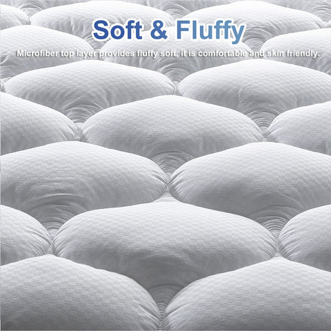 MATBEBY close-up of quilted top demonstrating even cushioning and comfort