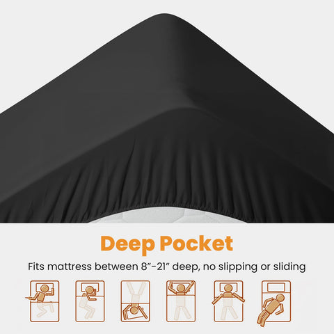 MATBEBY side profile on mattress showing slim added loft and smooth edges