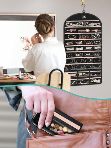 MATEIN organizer hanging in closet offering tidy space-saving storage benefit