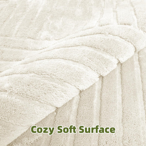MATIIUI close-up of high-low pile highlighting soft textured surface