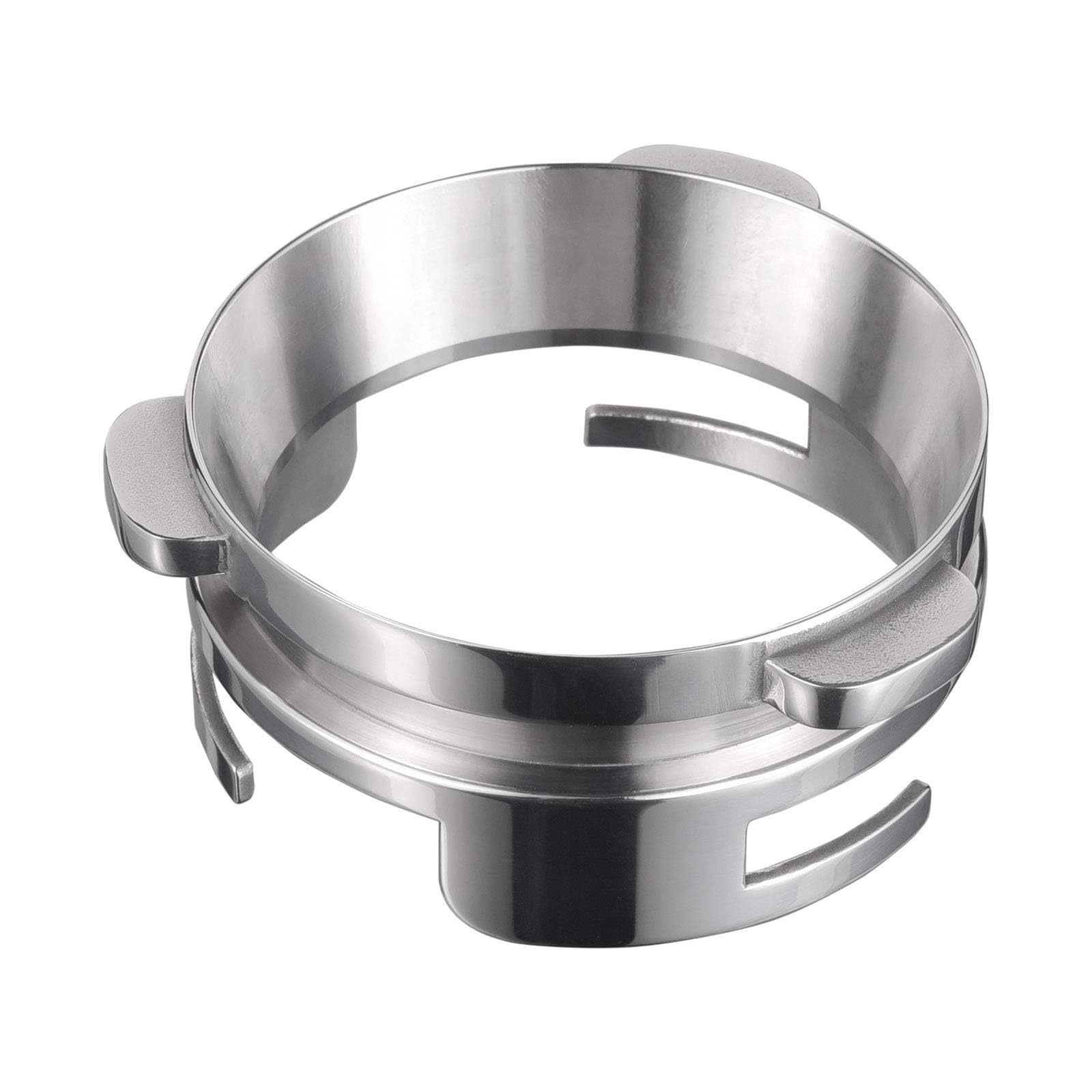 MATOW front view of dosing funnel showing neat feed and stable fit