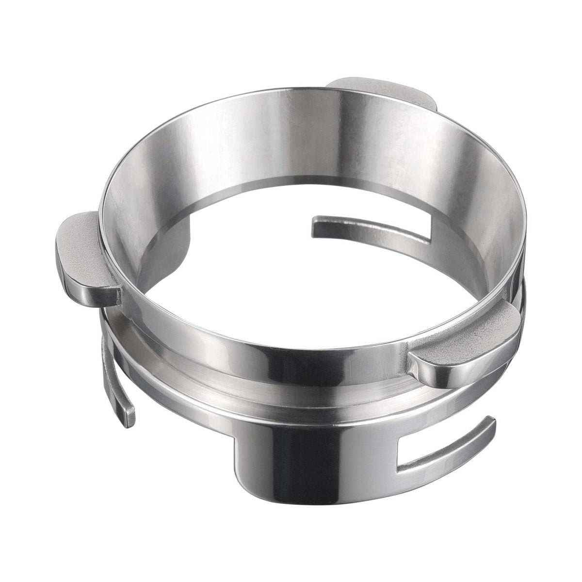 MATOW front view of dosing funnel showing neat feed and stable fit