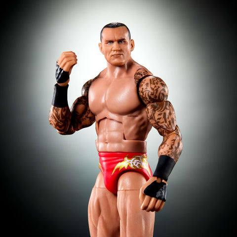 Mattel Randy Orton swappable hands detail showing pose options