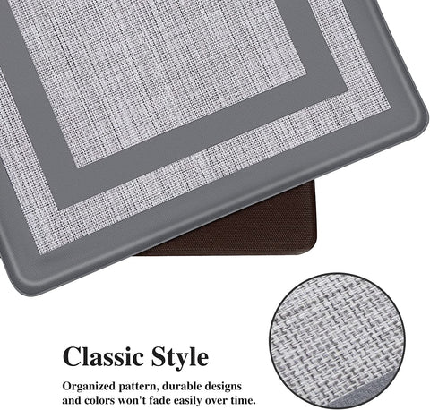 Mattitude long runner placed by stove offering cushioned standing support