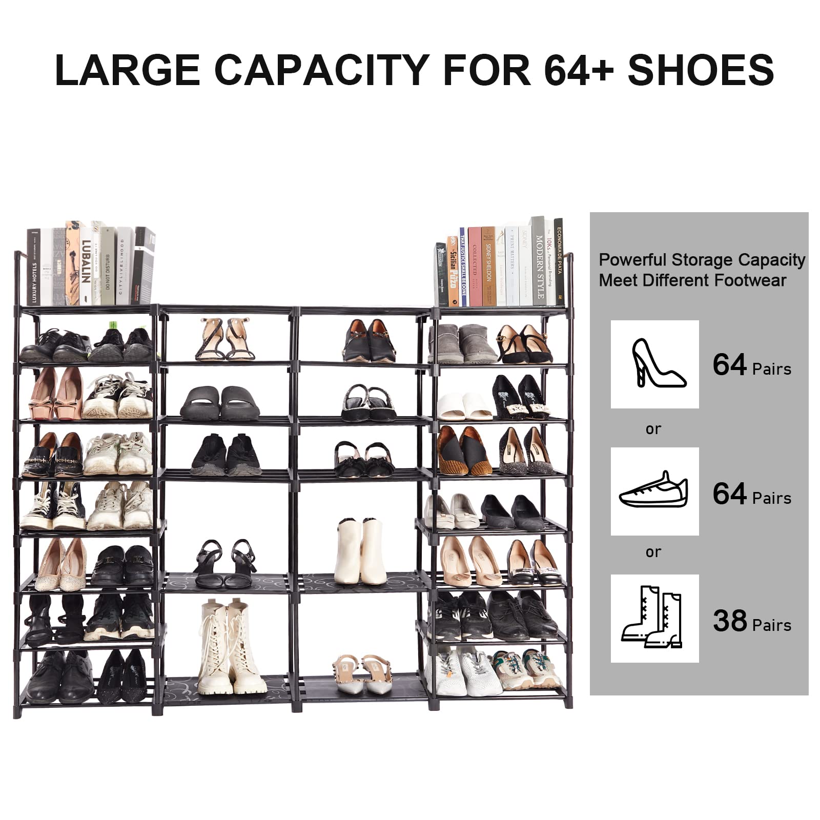 Mavivegue in-use entryway with organized shoes showcasing clutter-free benefit