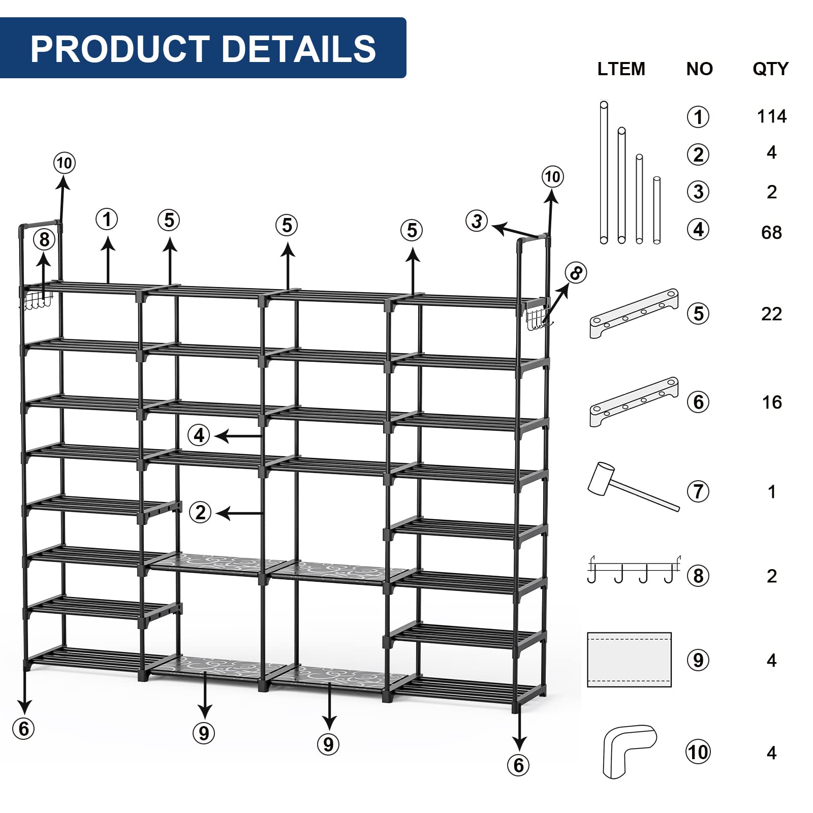 Mavivegue organized closet lifestyle with shoes and baskets for tidy storage