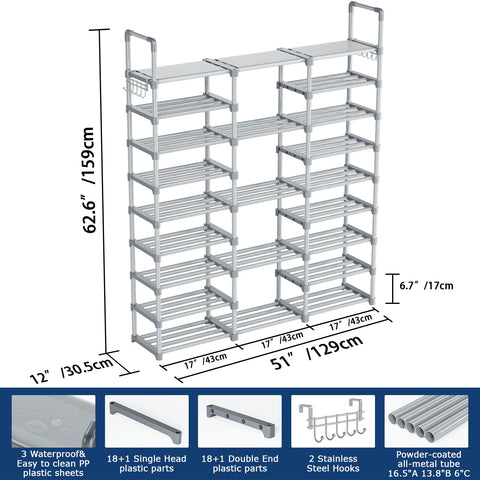 Mavivegue side profile with boots demonstrating adjustable tier height benefit