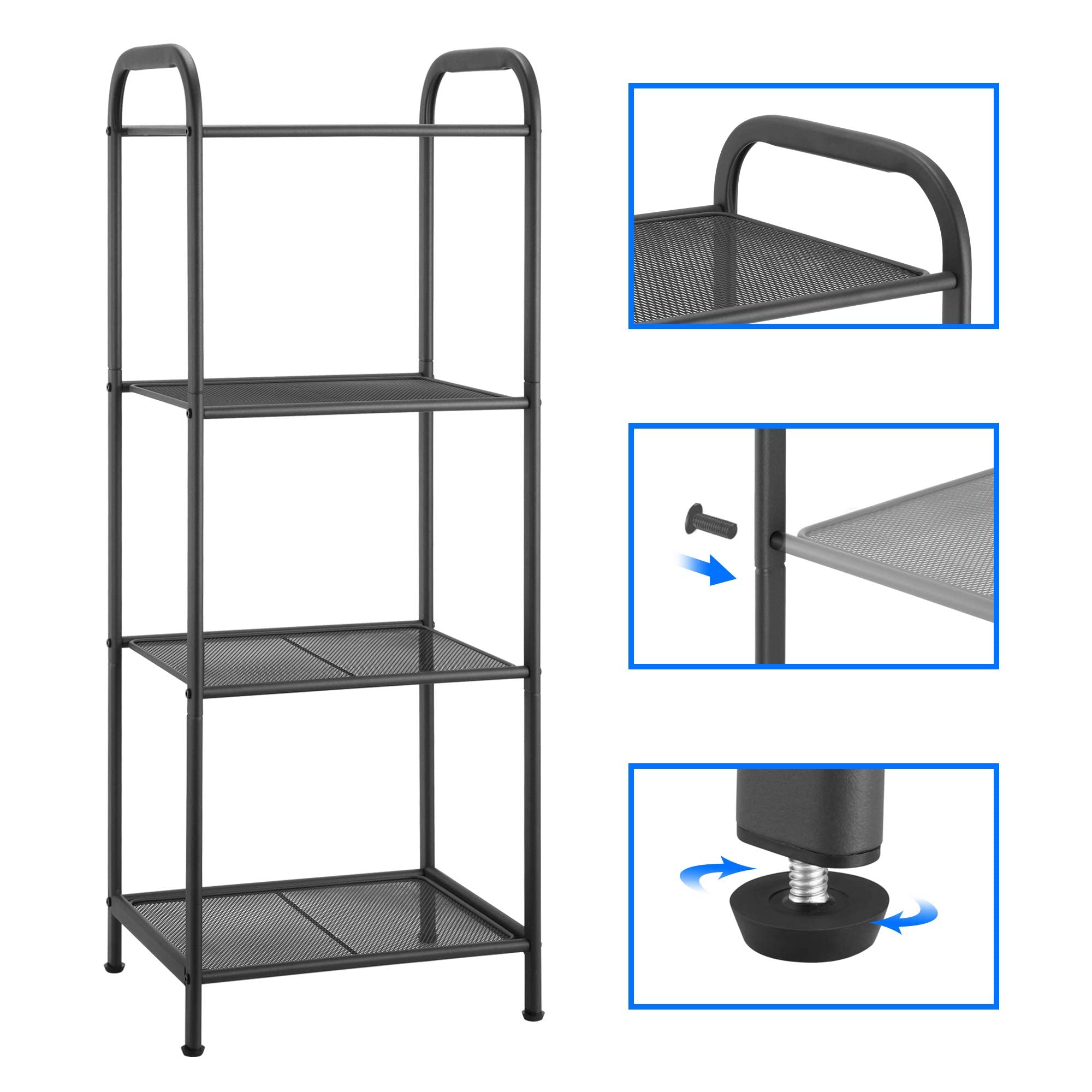 MAX Houser plastic foot pad detail protecting floors and preventing slipping benefit
