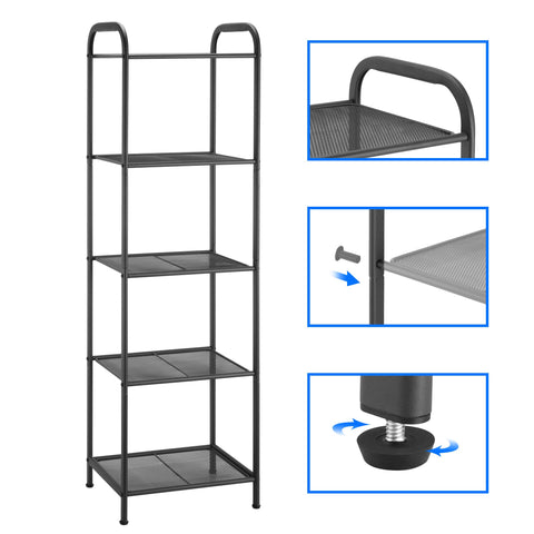 MAX Houser rack in kitchen holding spices and small appliances to save counter space