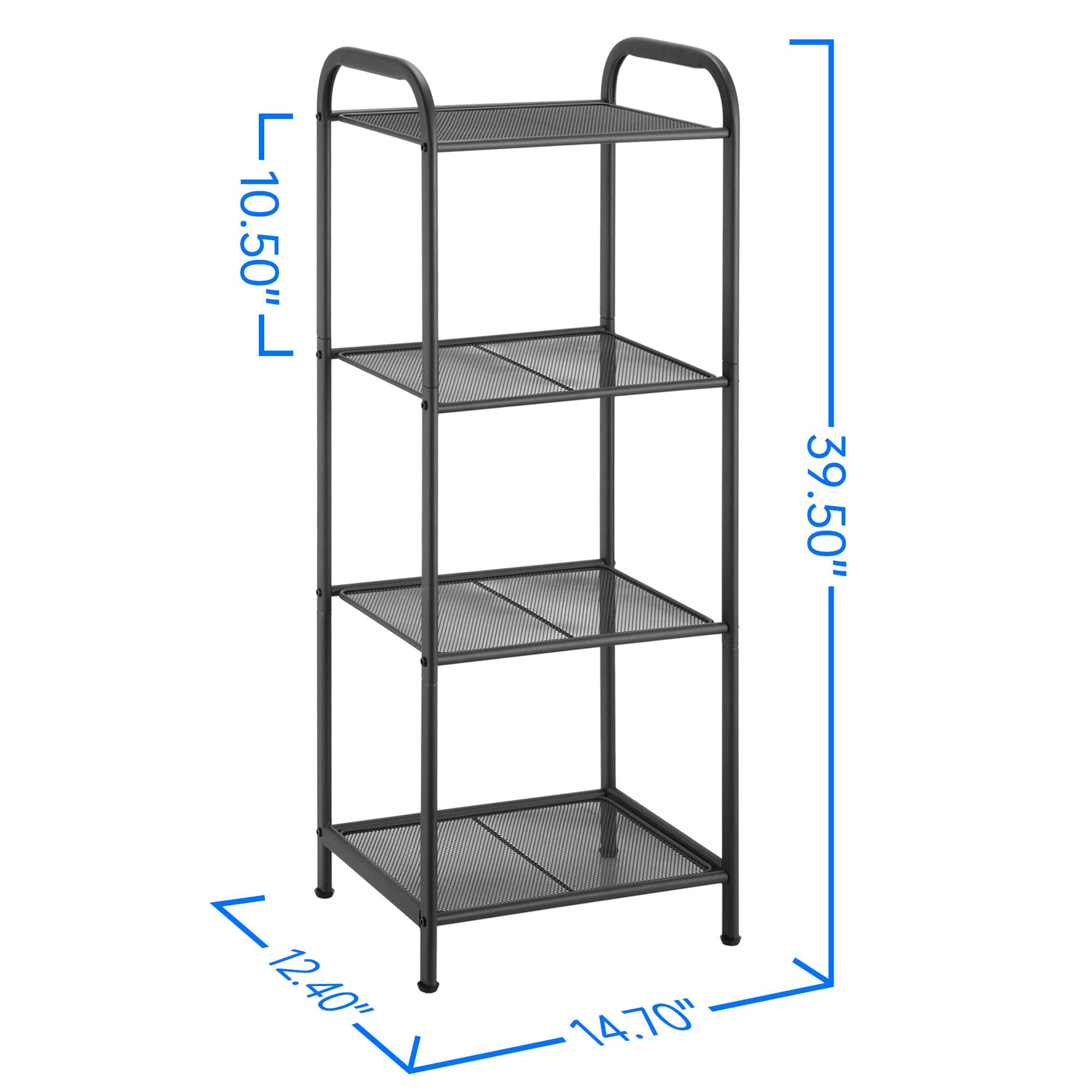 MAX Houser close-up of wire mesh shelf highlighting sturdy storage and airflow benefit