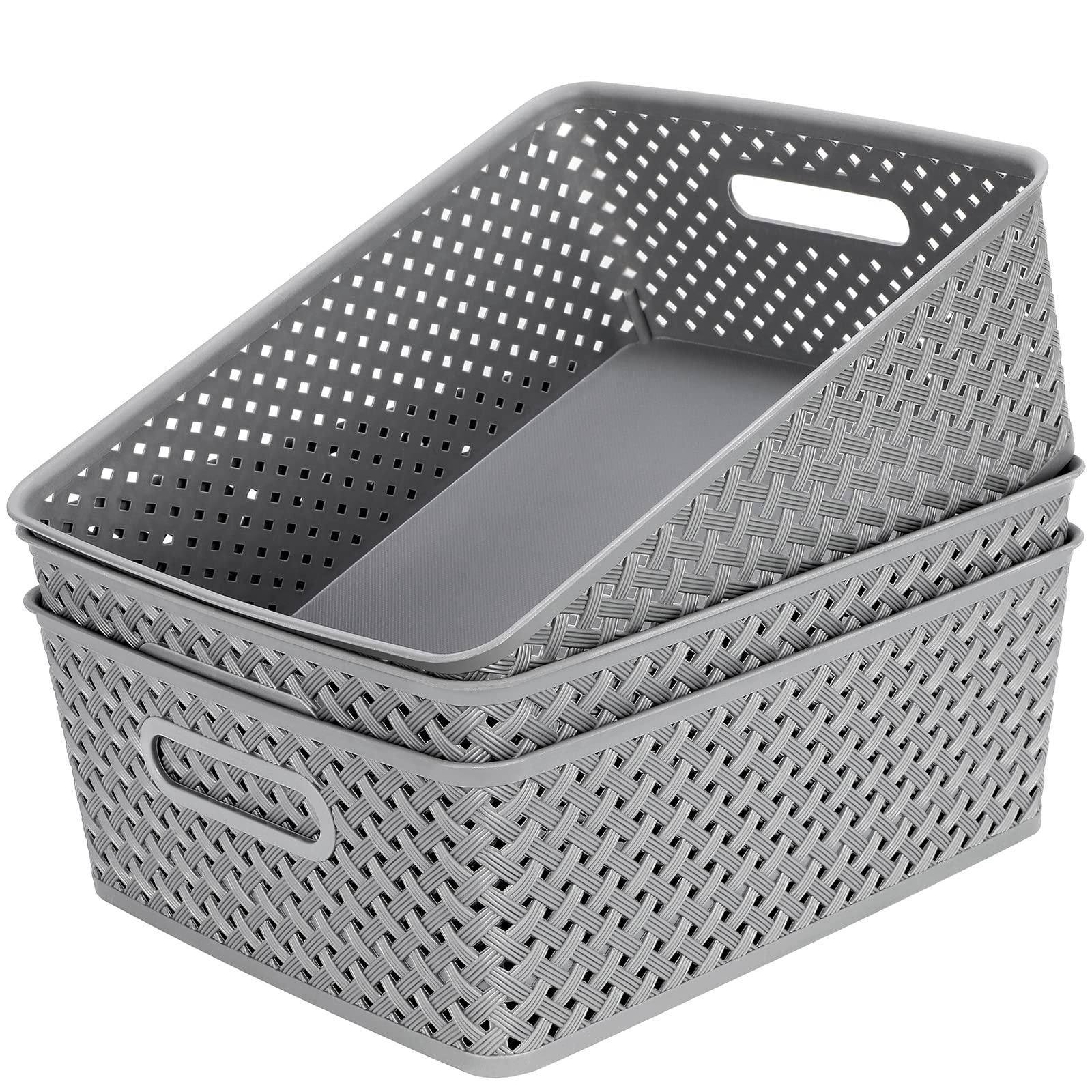 MaxGear front view large baskets showing tidy storage and neutral design