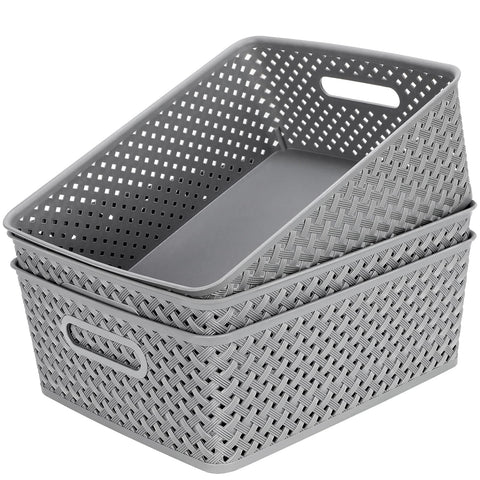 MaxGear front view large baskets showing tidy storage and neutral design