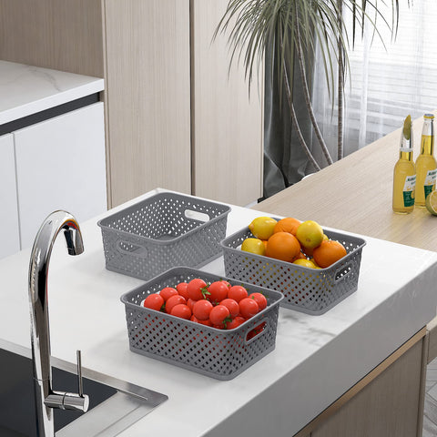 MaxGear holding kitchen items illustrating moisture resistance and order