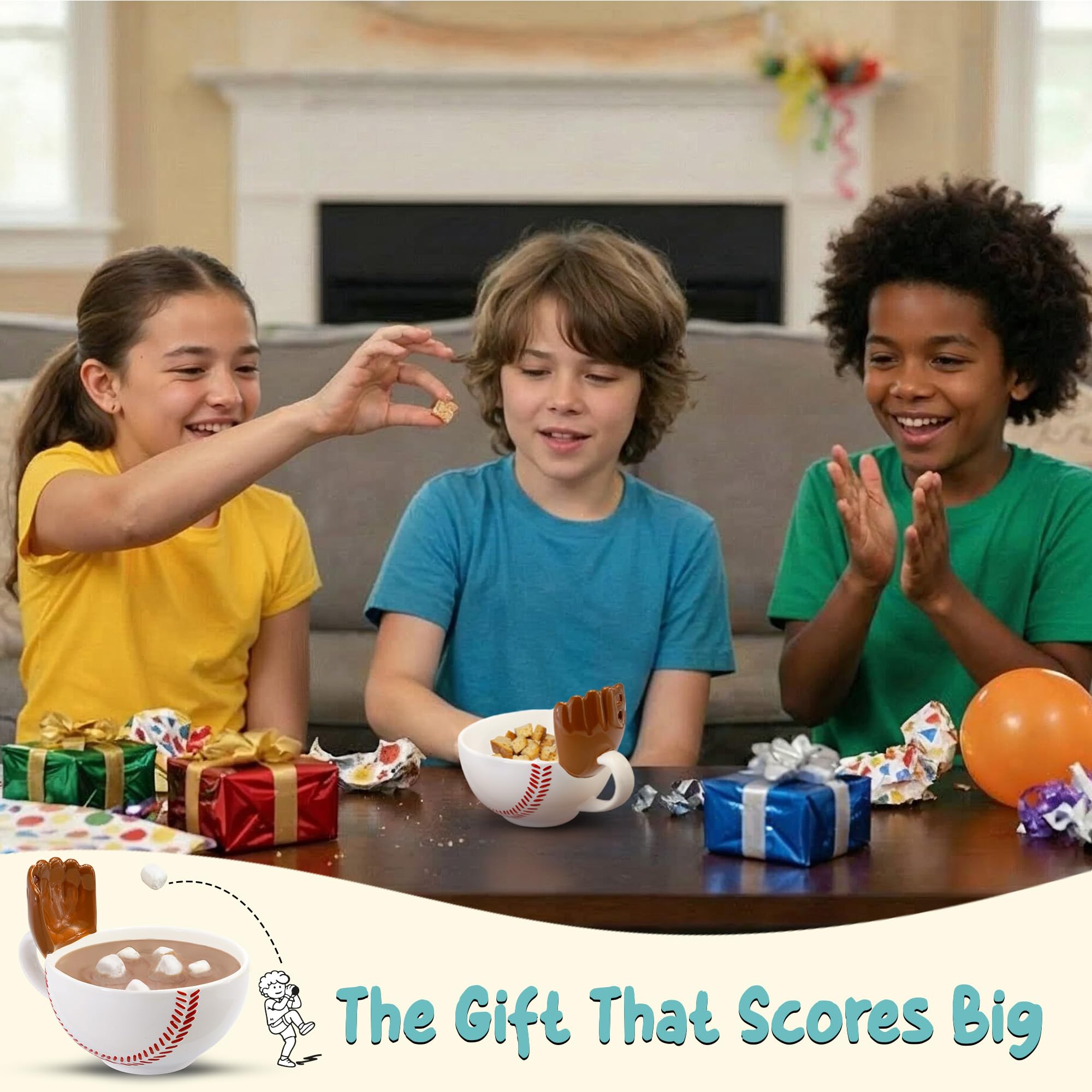 MAX'IS Creations 16oz capacity display benefit: fits drinks and snacks for kids