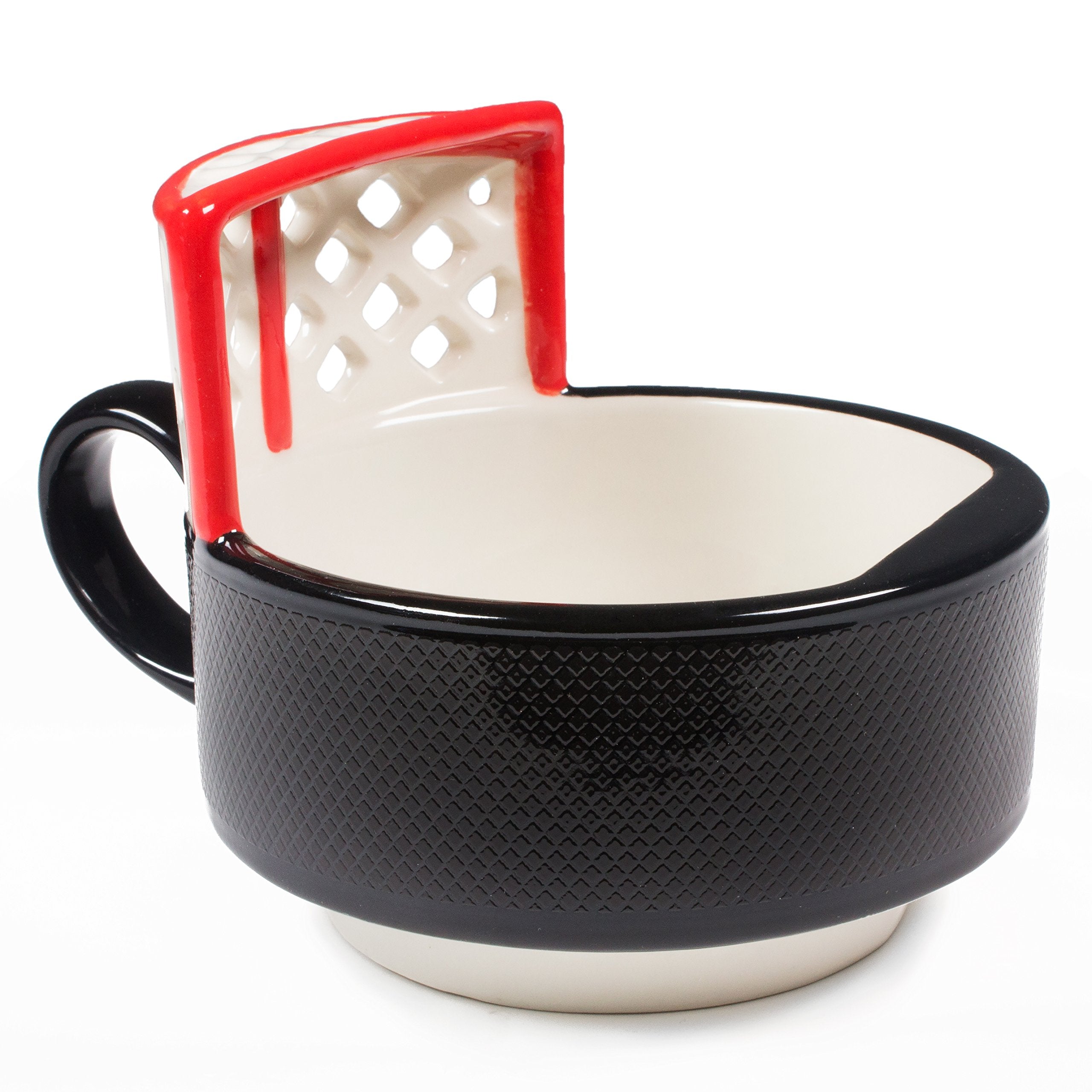 MAX'IS Creations mug next to a standard coffee cup demonstrating size