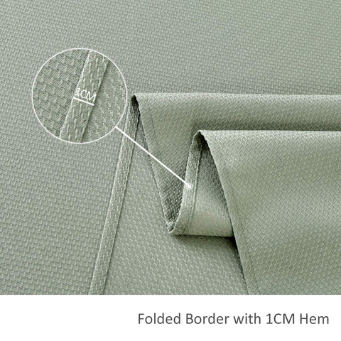 maxmill neatly folded tablecloth showing compact storage and convenience benefit