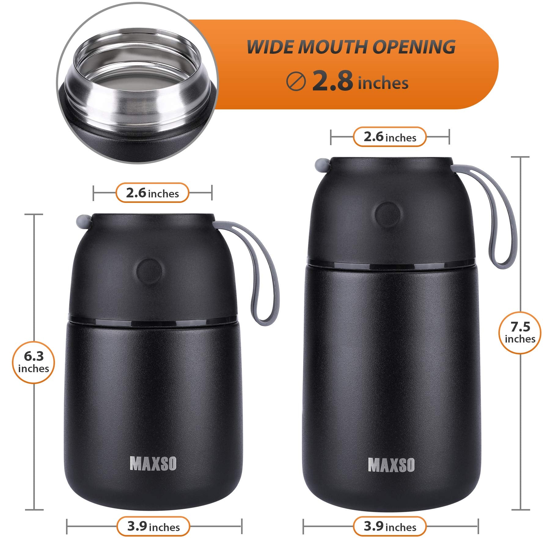 MAXSO jar placed in a lunchbag demonstrating leak-proof travel protection