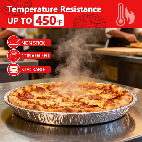 MAXTBEE aluminum surface under a baked pizza showing even browning