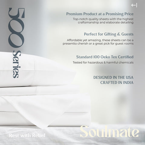 Mayfair Linen folded stack showing compact storage and easy linen organization benefit