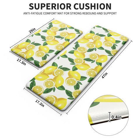 MAYHMYO close-up of lemon print detail highlighting vibrant colors and durability