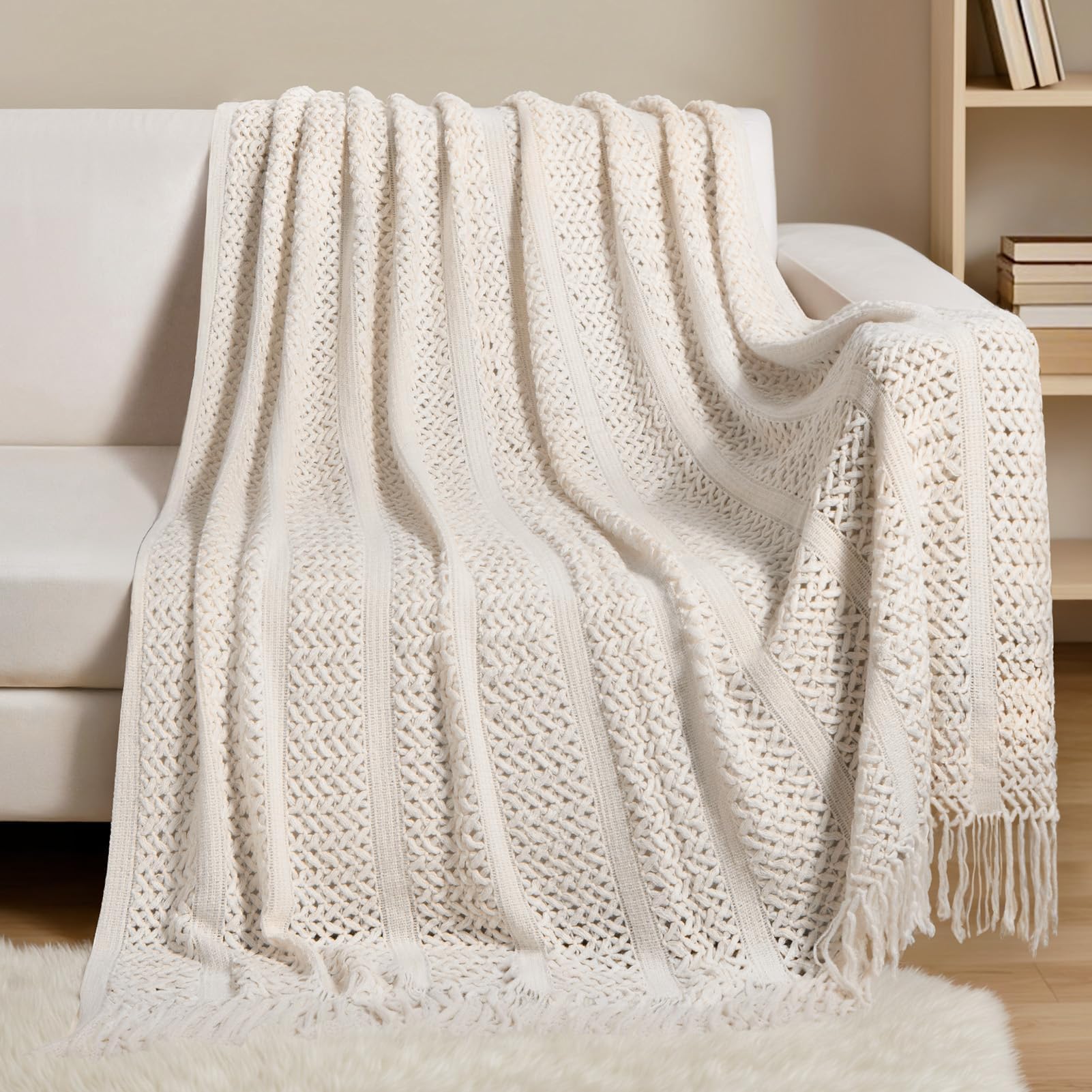 MAYICIVO lifestyle scene of basket items arranged for a comforting moment