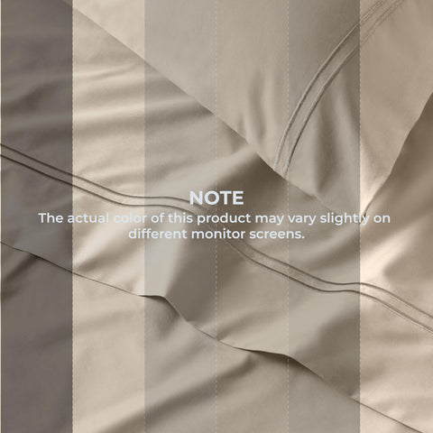 Mayil Manor flat sheet draped over mattress showing full coverage and accurate sizing