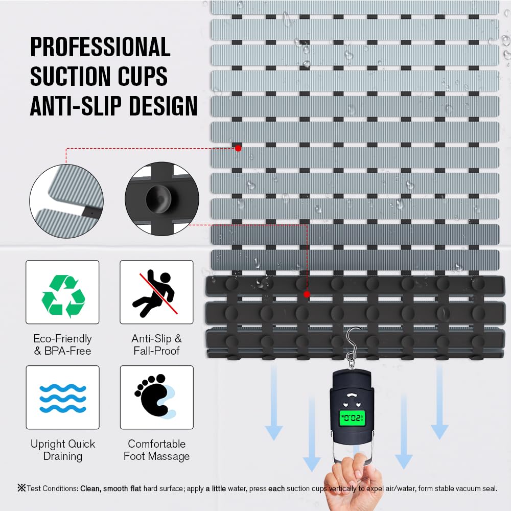 MBOSS underside with suction cups providing solid grip on smooth floors