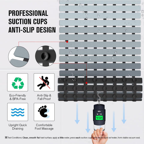 MBOSS underside with suction cups providing solid grip on smooth floors