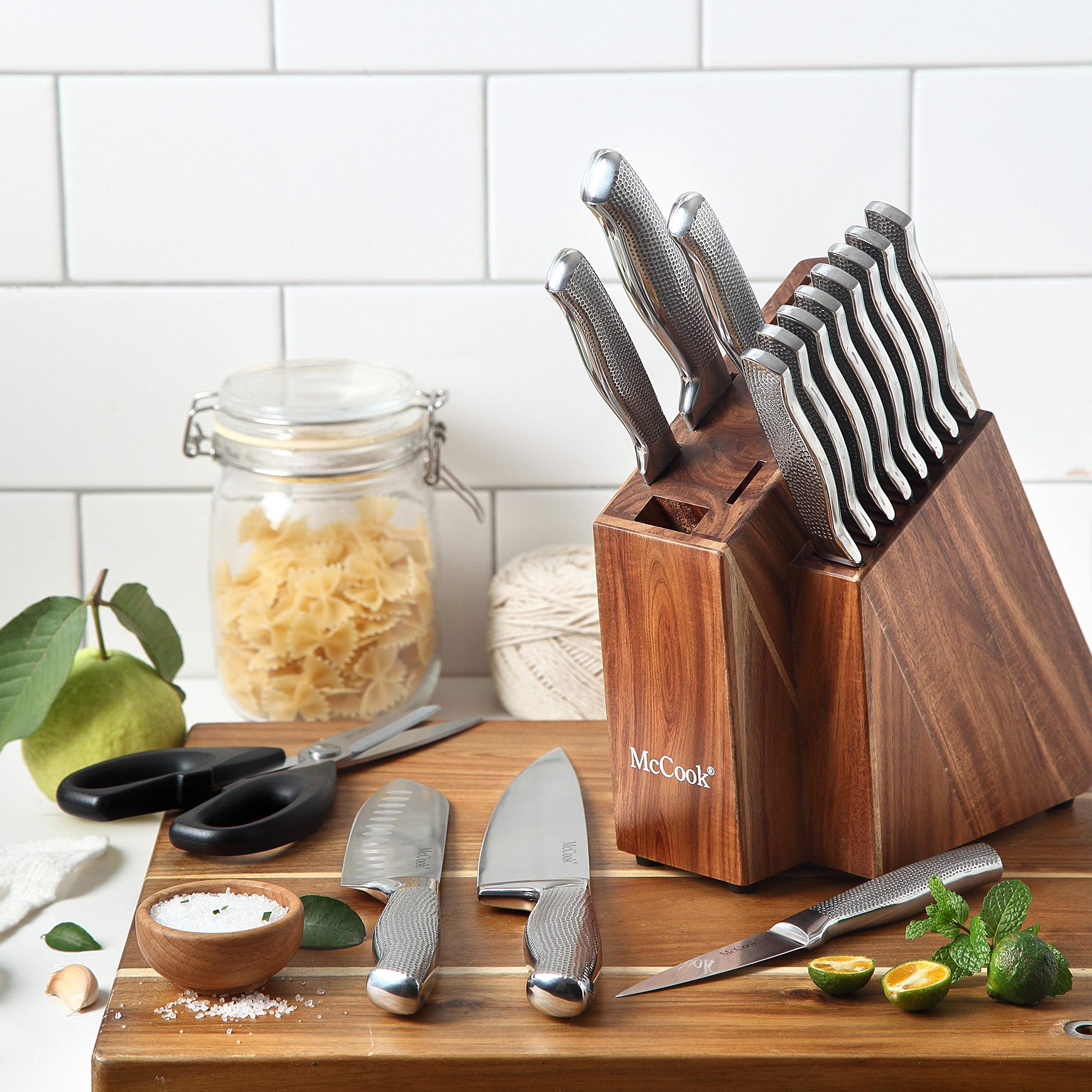 McCook ergonomic handle detail showing triple rivets for comfortable secure grip