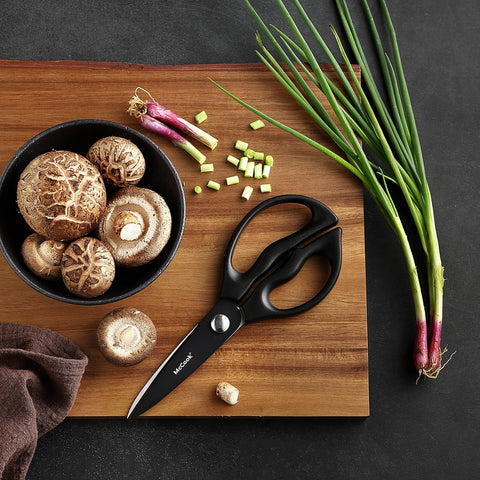 McCook lifestyle shot in kitchen highlighting elegant black set as decorative gift