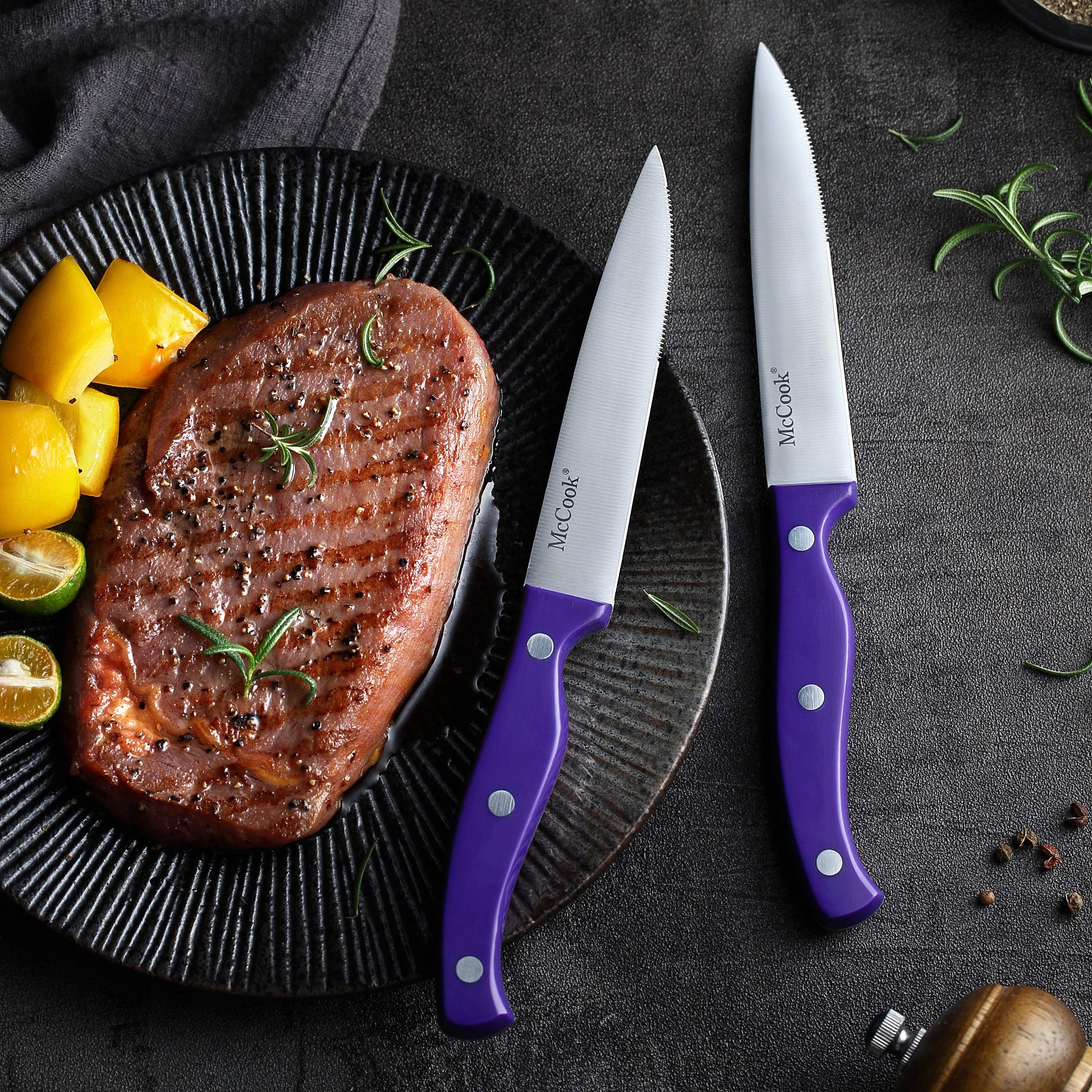 McCook knife held in hand for size comparison, accurate scale and comfort benefit