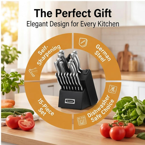 McCook packaging styled as gift-ready set for special occasions and presentations