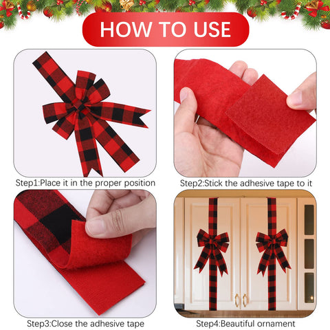 MCEAST full ribbon stretched showing 87-inch length for versatile wrapping
