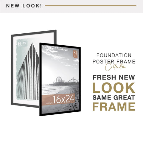 MCS close-up of frame profile highlighting slim 0.75 inch edge for modern styling benefit